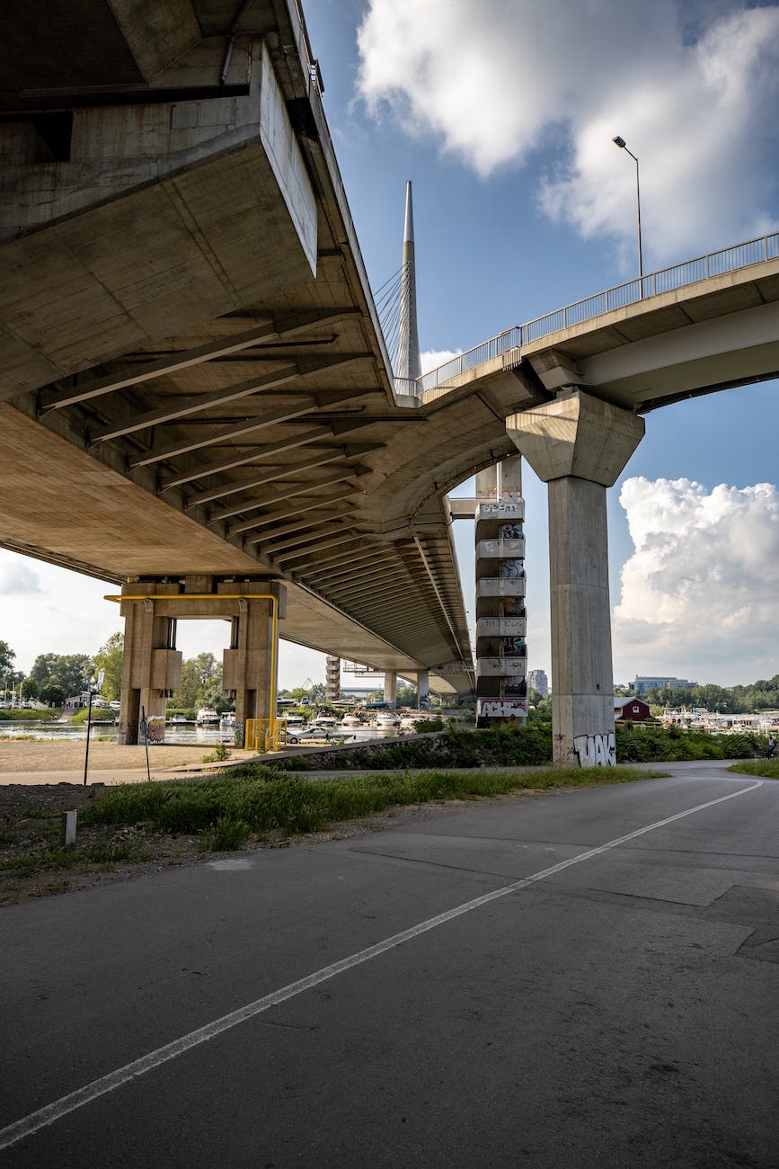underside of an elevated road