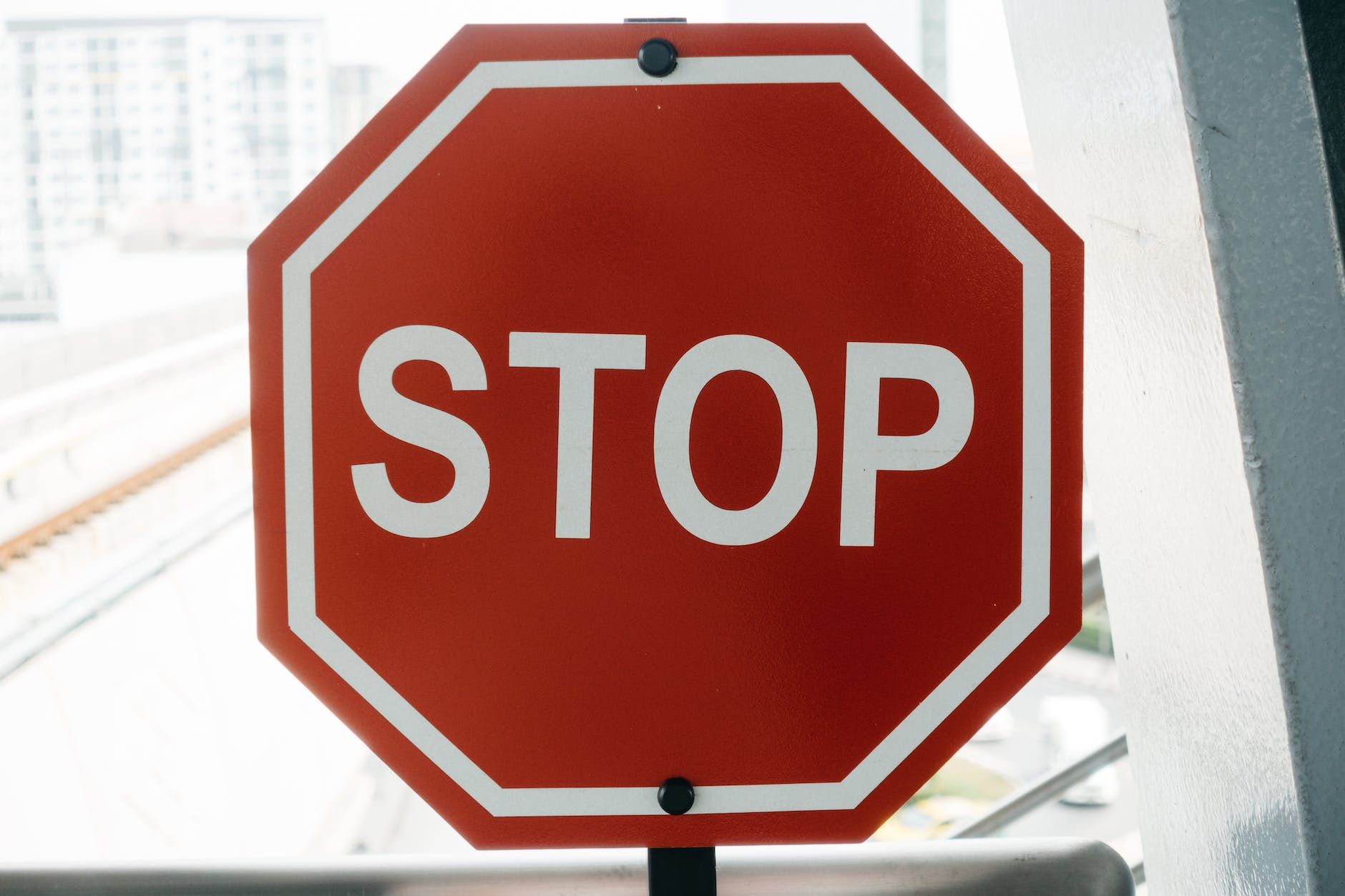 close up photo of red stop sign