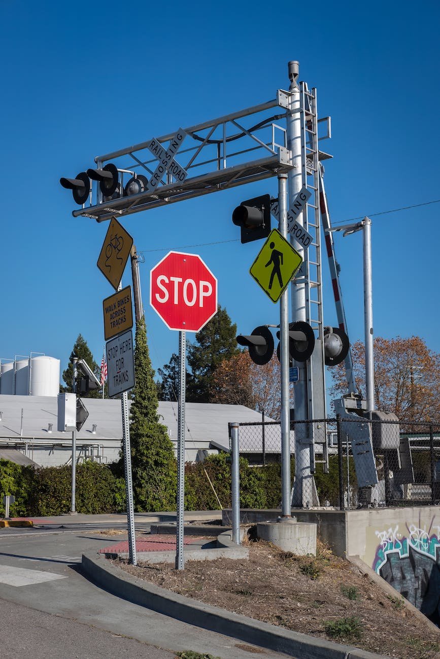 stop sign on street